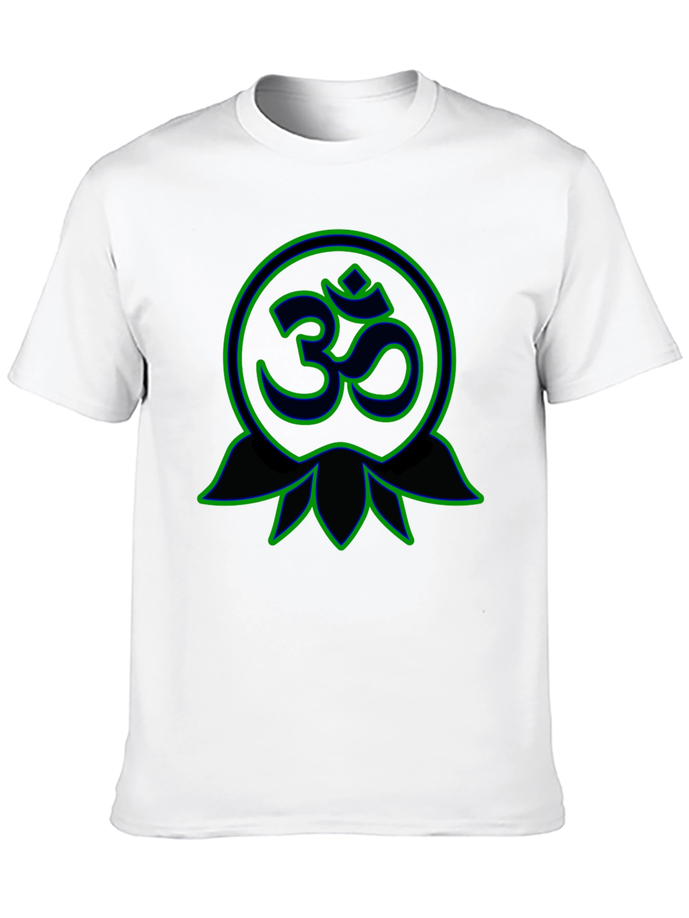 Om Lotus Graphic Tee - Spiritual Symbol Shirt