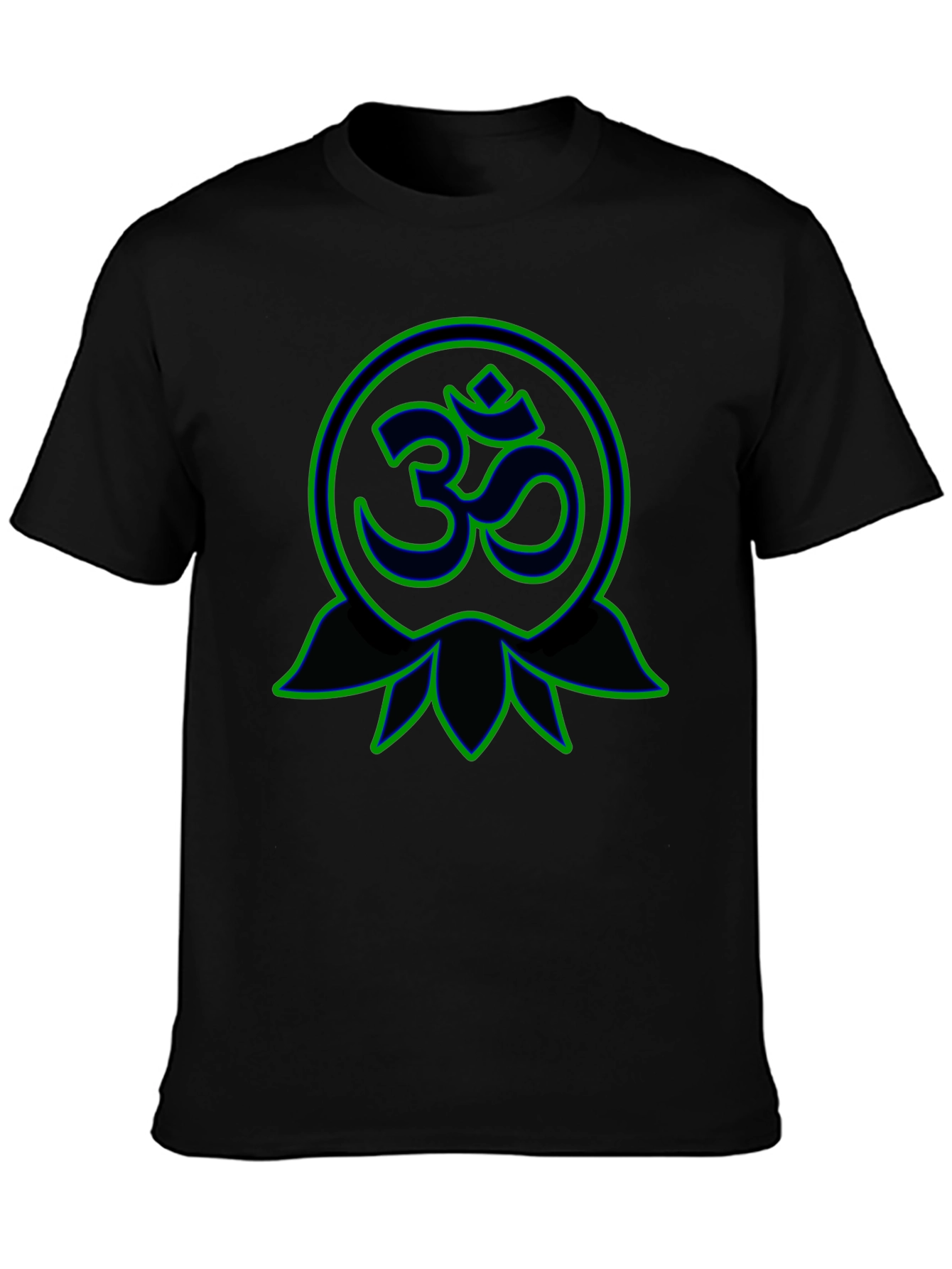 Om Lotus Graphic Tee - Spiritual Symbol Shirt