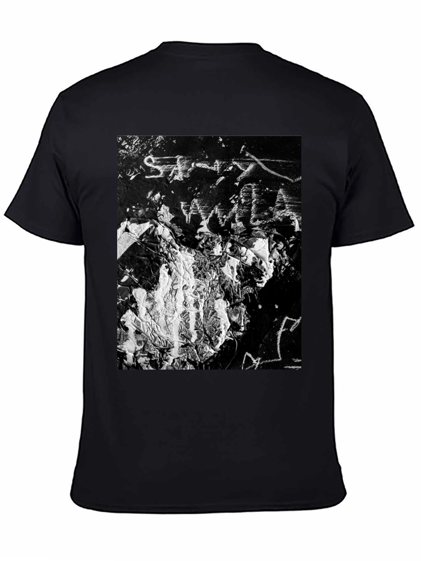 Abstract Art Black T-Shirt