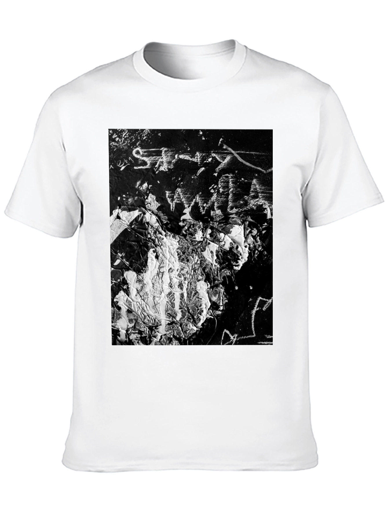 Abstract Art Black T-Shirt