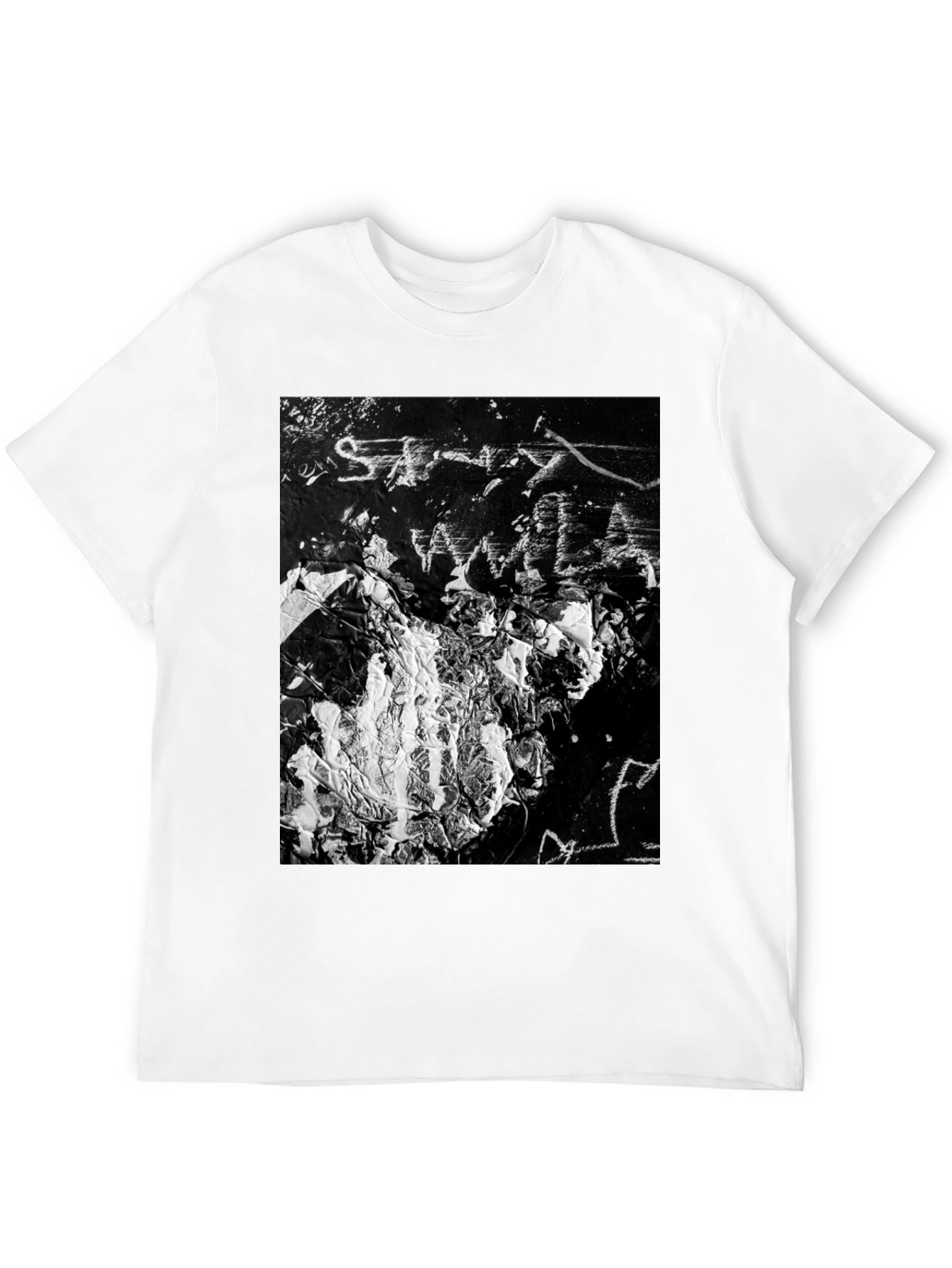 Abstract Art Black T-Shirt