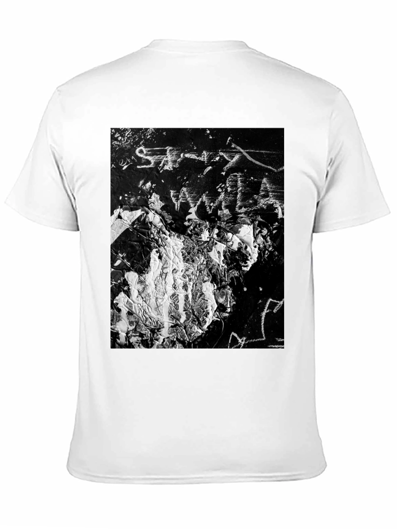 Abstract Art Black T-Shirt