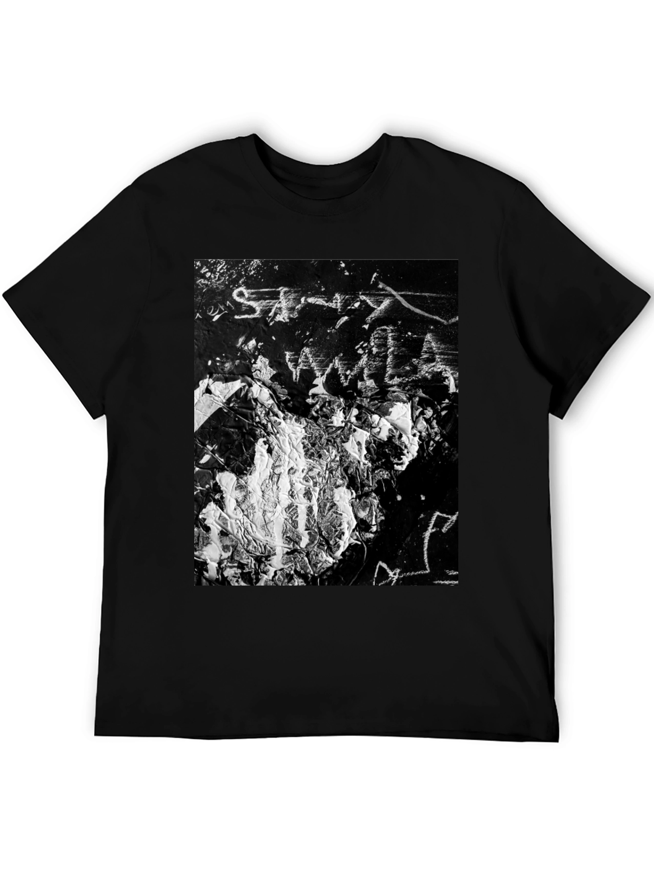 Abstract Art Black T-Shirt