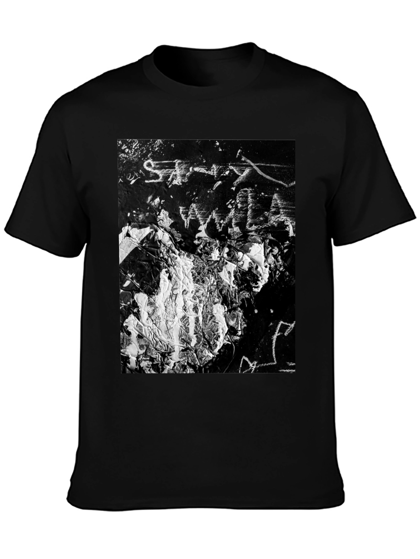Abstract Art Black T-Shirt