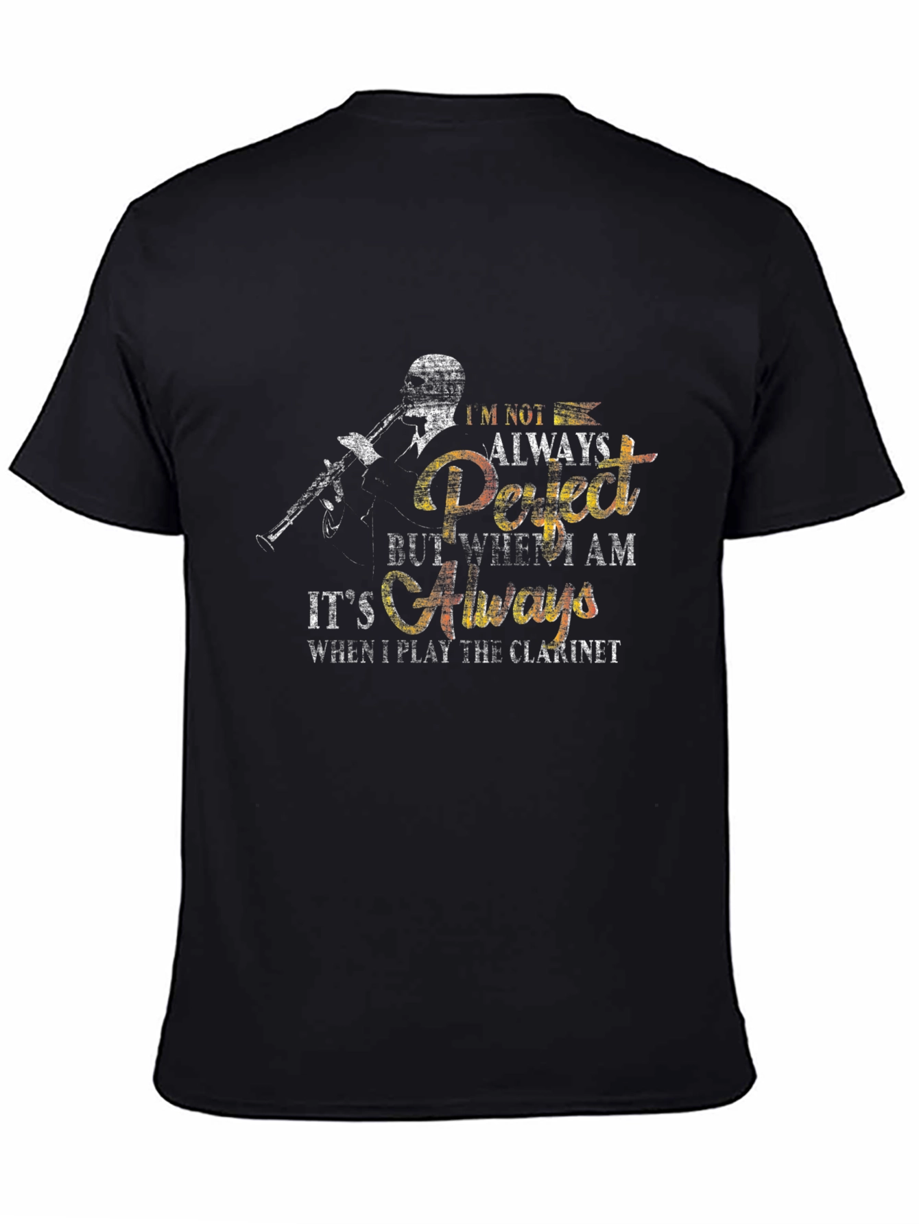 Clarinet Player T-Shirt - Perfect When I Play