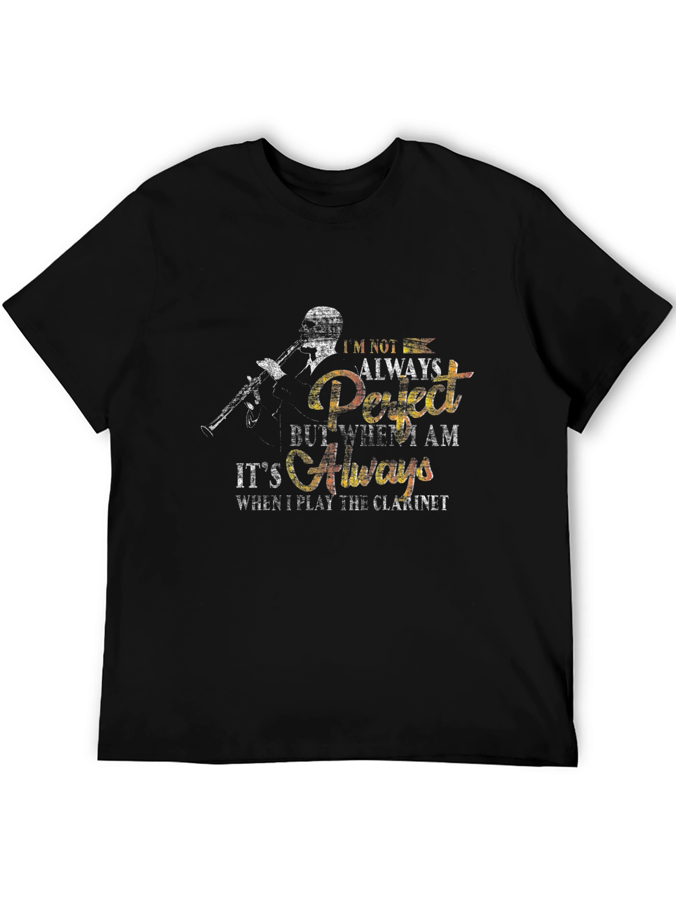 Clarinet Player T-Shirt - Perfect When I Play