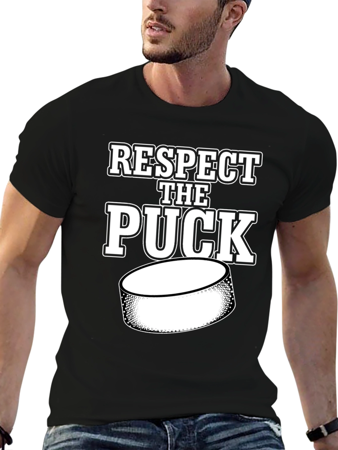 Respect the Puck Hockey T-Shirt