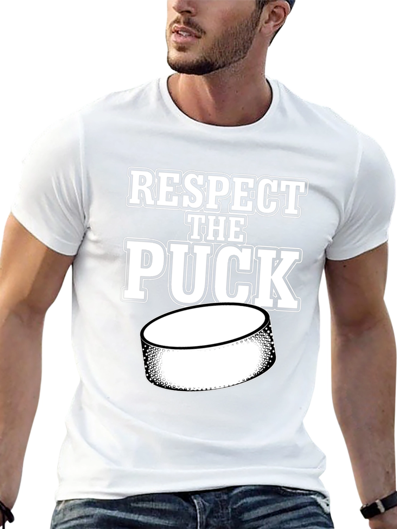Respect the Puck Hockey T-Shirt
