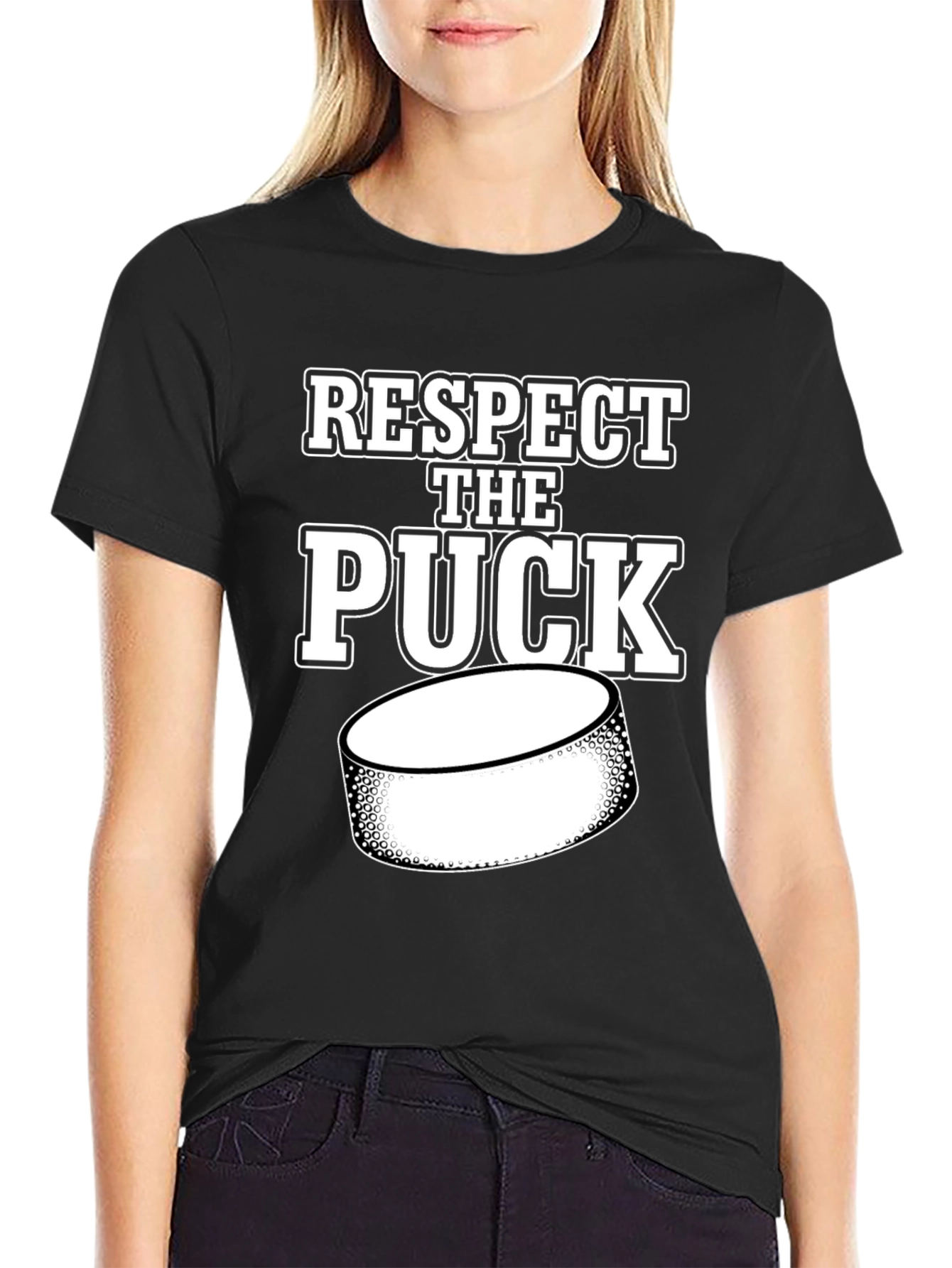 Respect the Puck Hockey T-Shirt