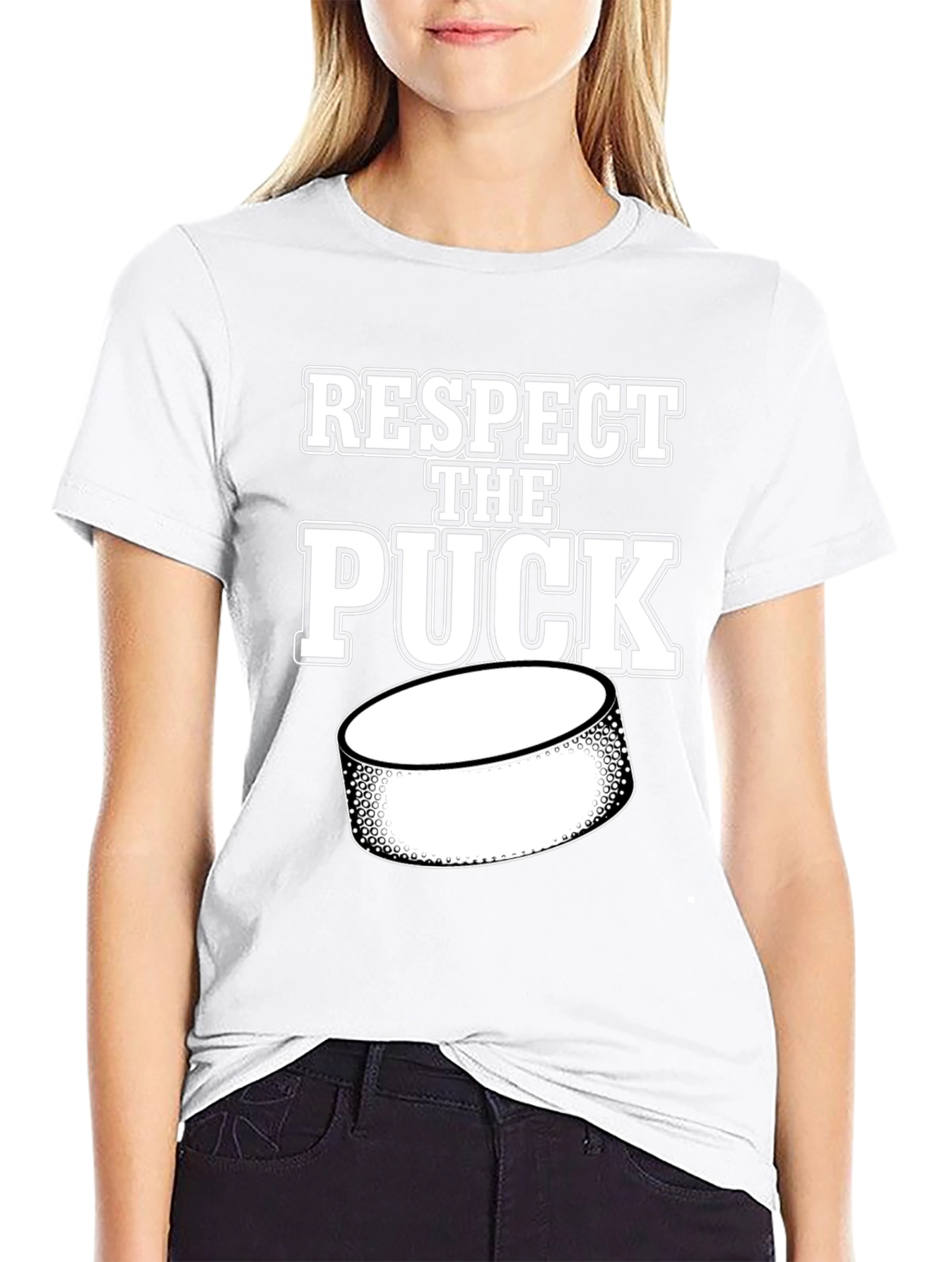 Respect the Puck Hockey T-Shirt