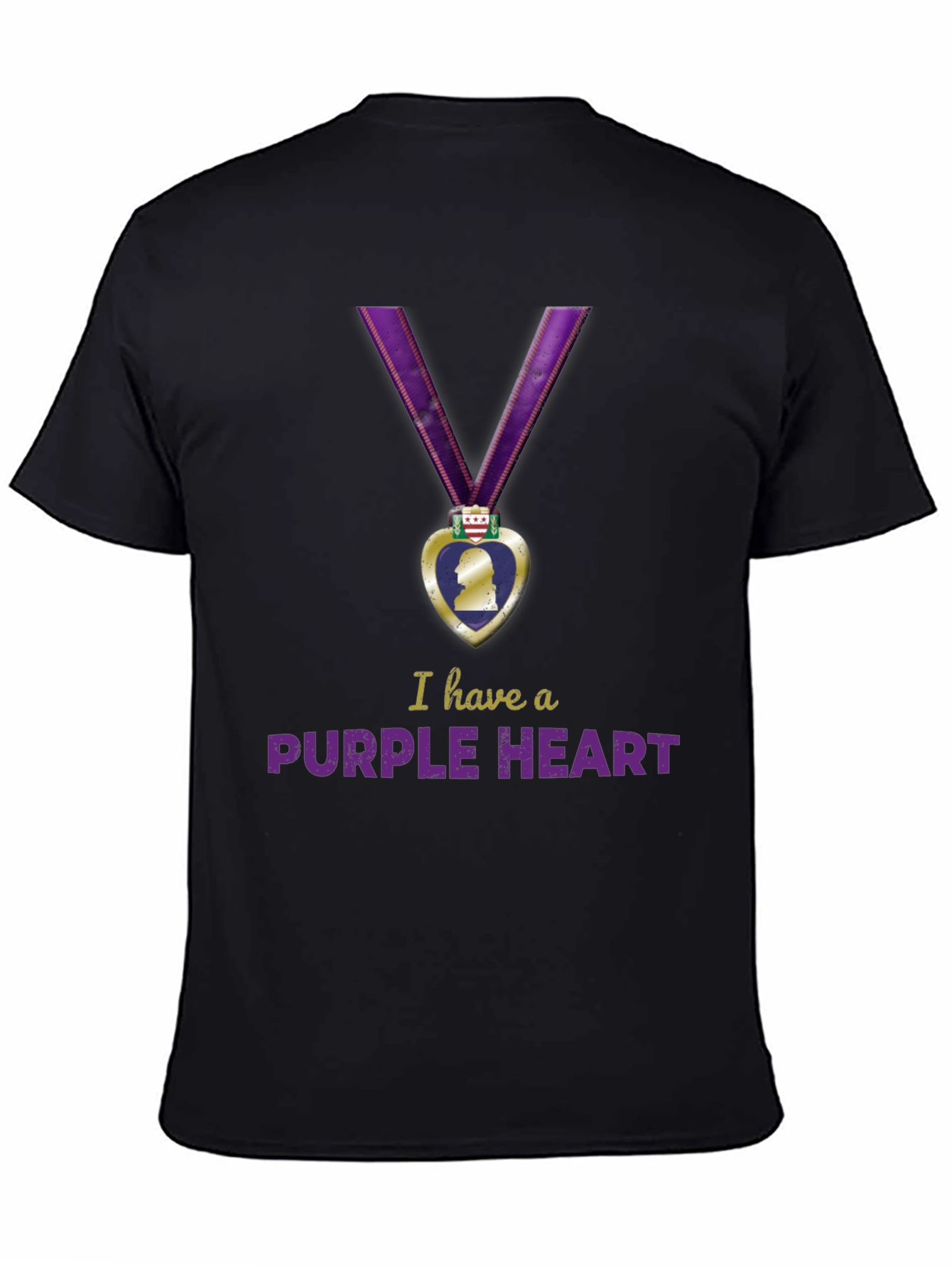 Purple Heart Graphic T-Shirt - Military Pride