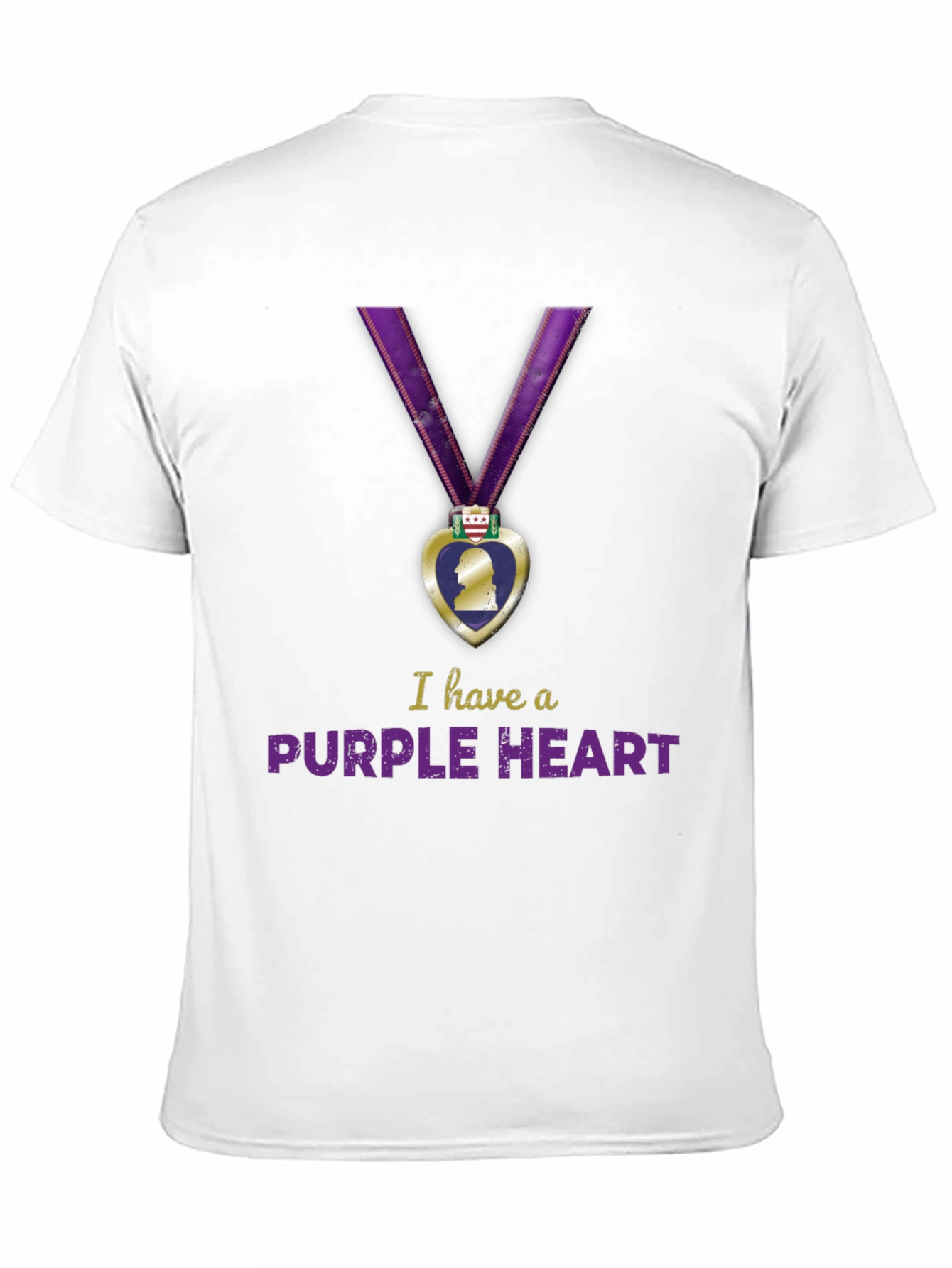 Purple Heart Graphic T-Shirt - Military Pride