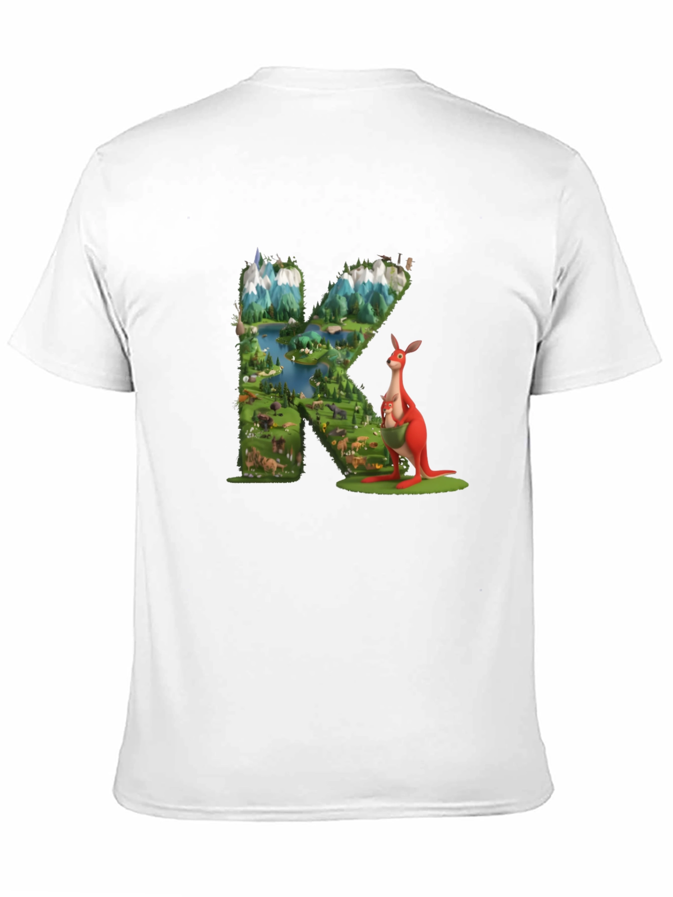 Letter K Kangaroo T-Shirt