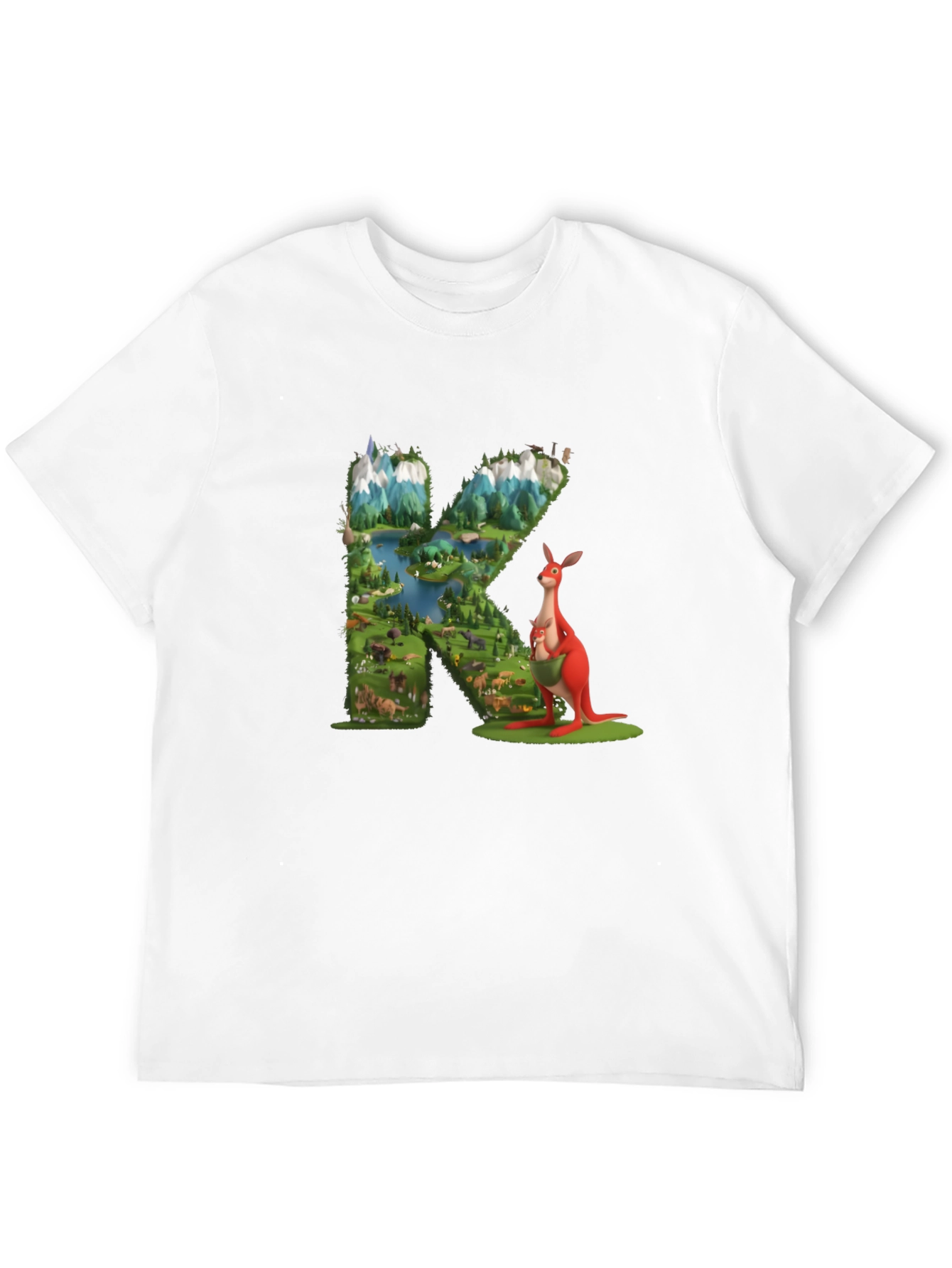 Letter K Kangaroo T-Shirt