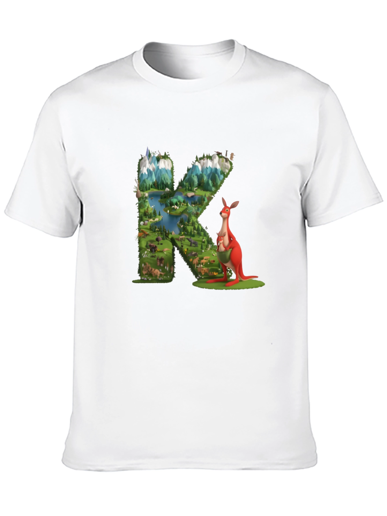 Letter K Kangaroo T-Shirt