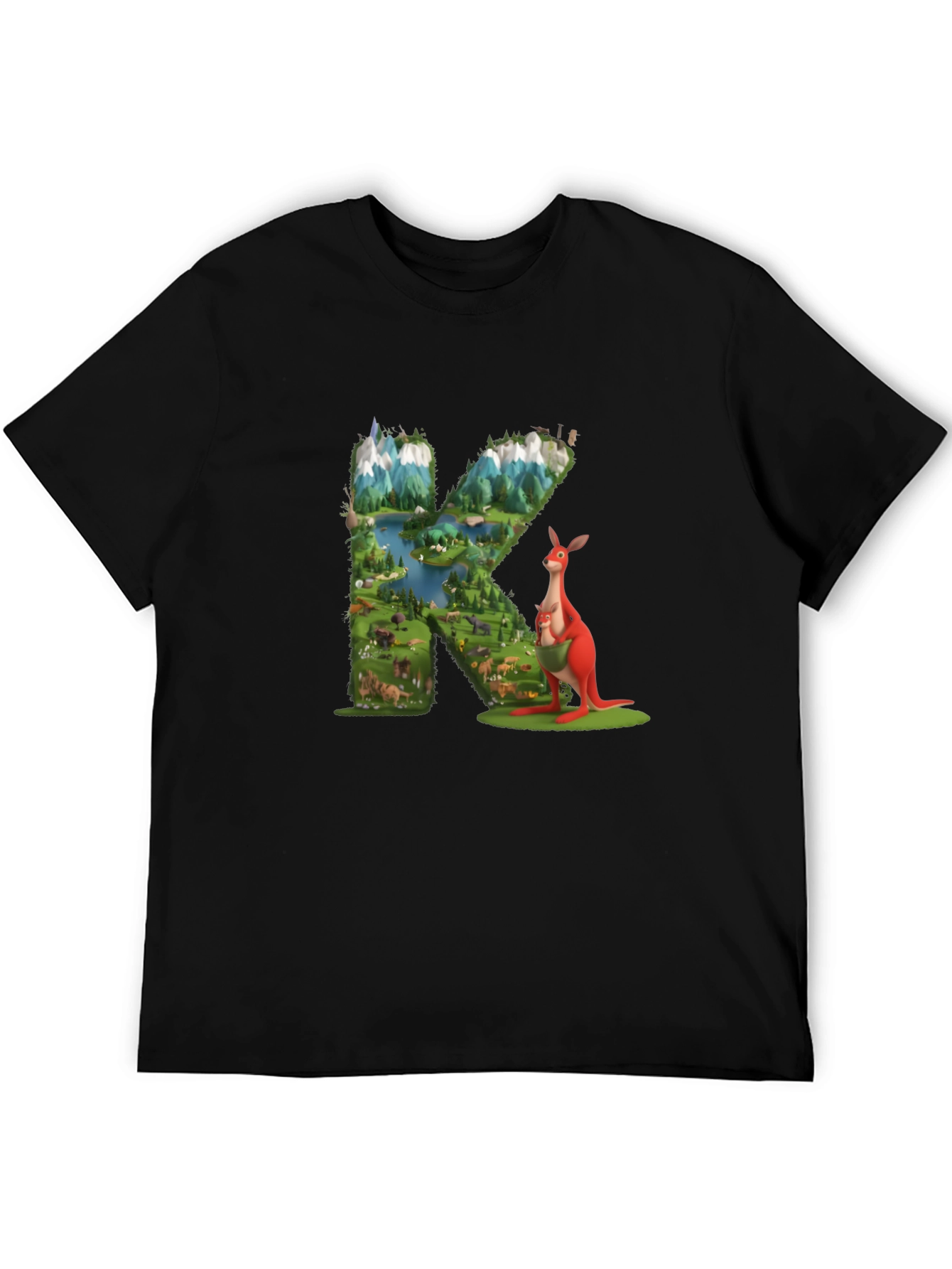 Letter K Kangaroo T-Shirt