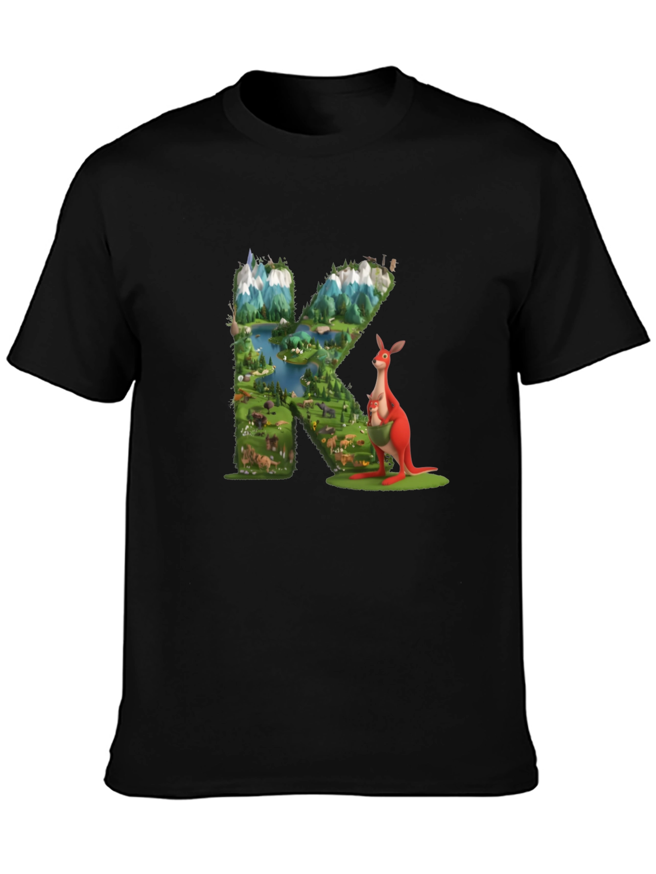 Letter K Kangaroo T-Shirt