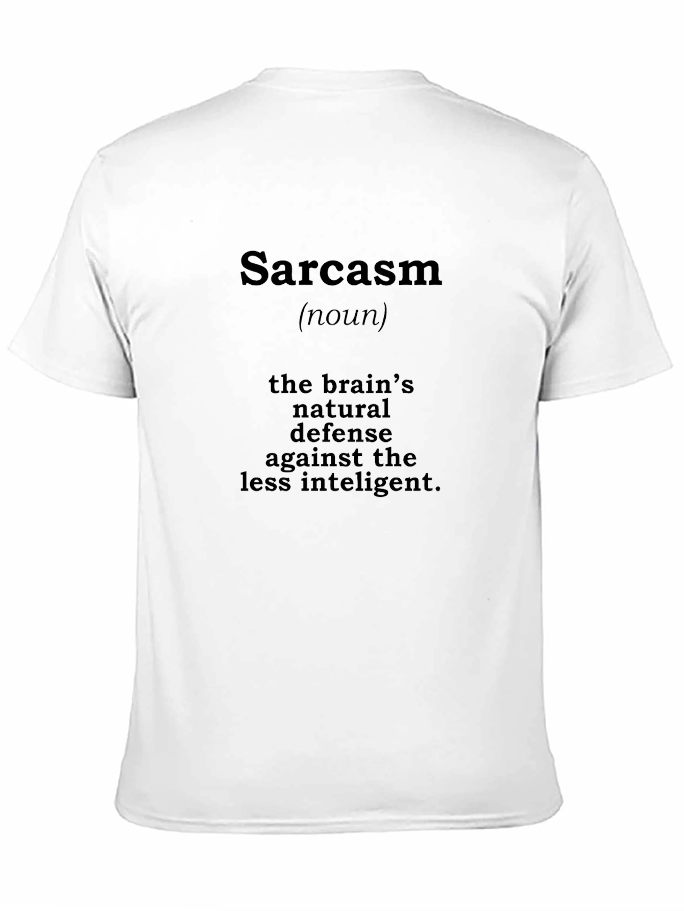 Sarcasm Definition T-Shirt - Brains Defense