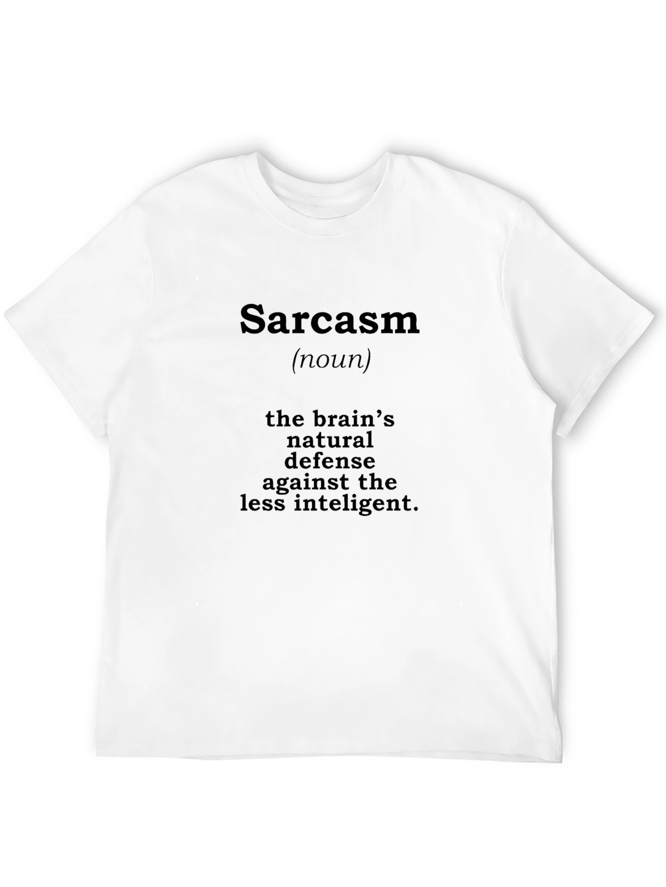 Sarcasm Definition T-Shirt - Brains Defense
