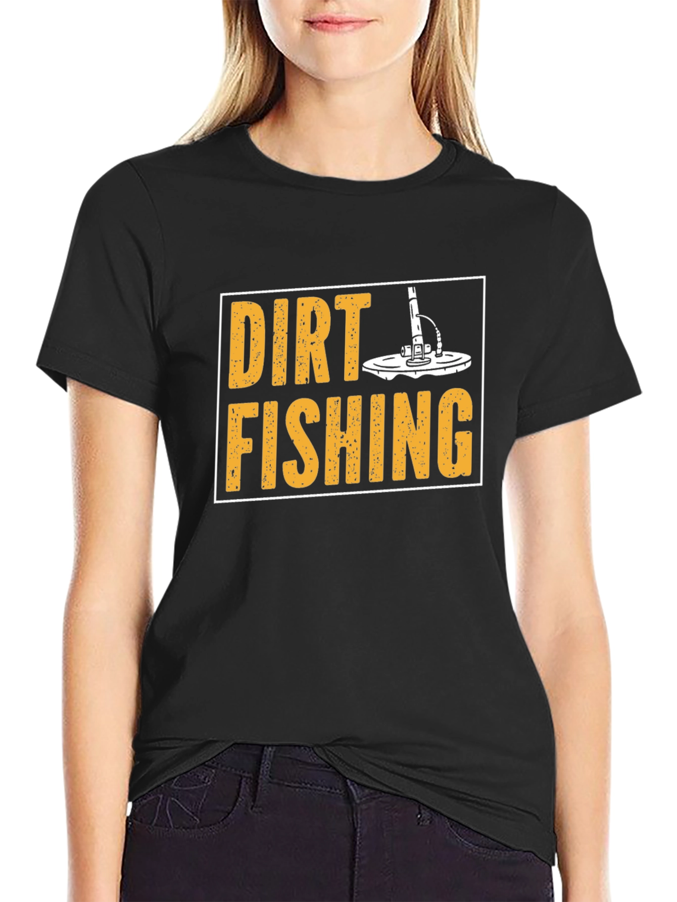 Dirt Fishing T-Shirt - Metal Detecting Hobby Tee