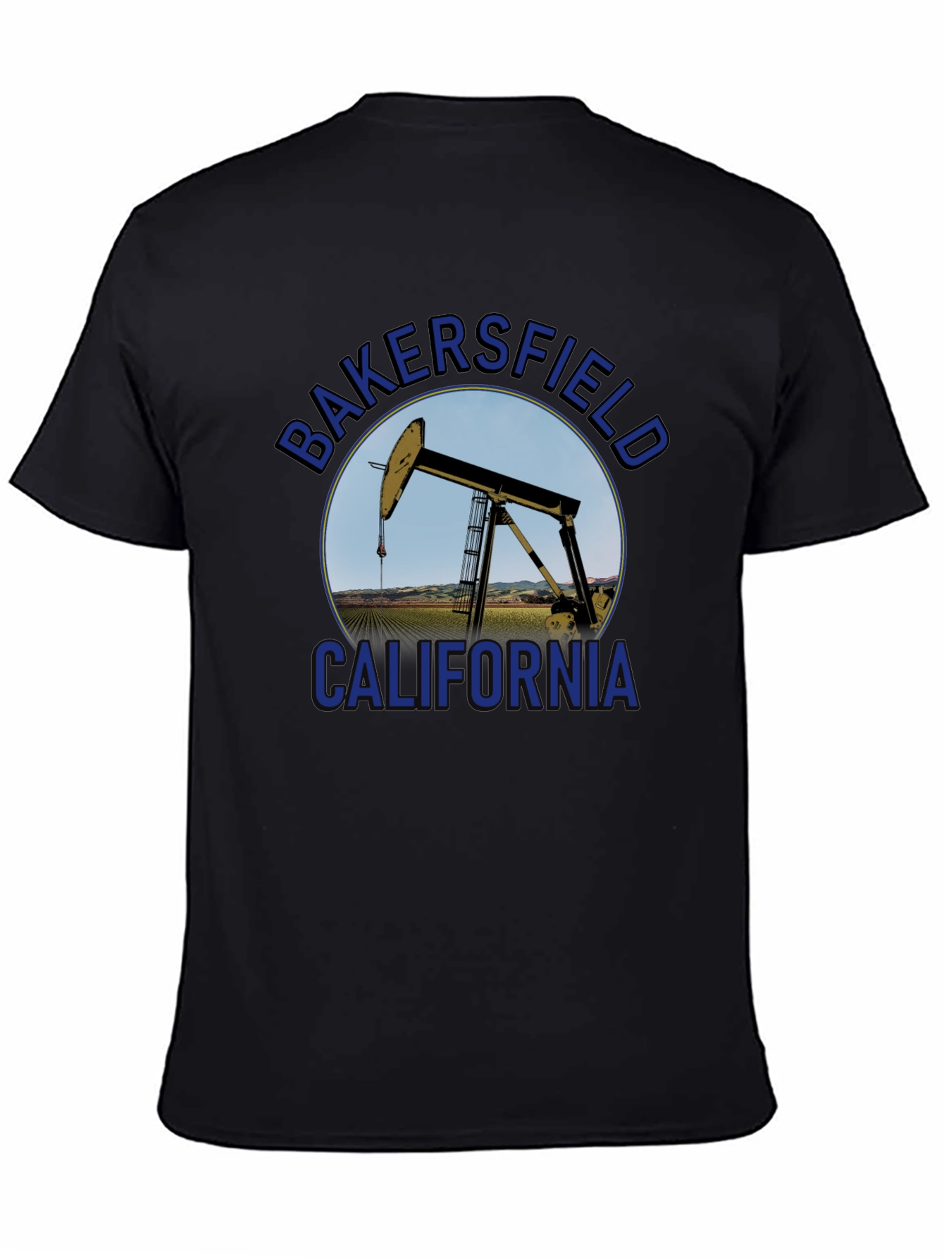Bakersfield California Oil Rig Graphic Tee