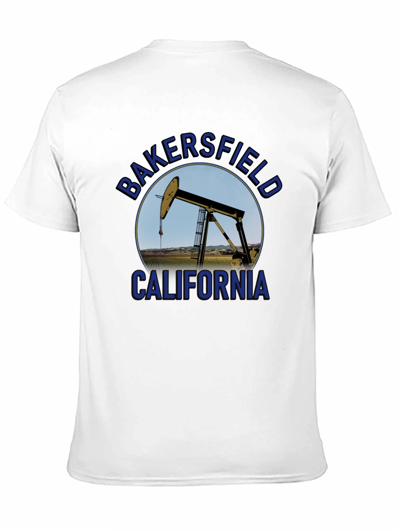 Bakersfield California Oil Rig Graphic Tee