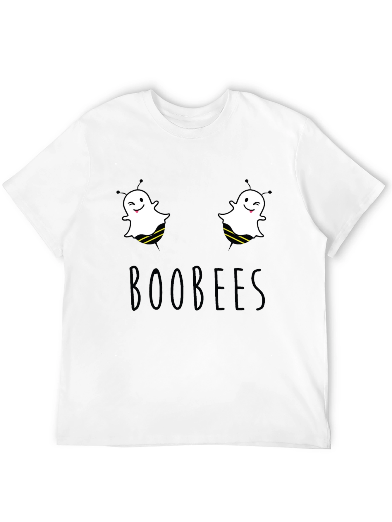 Boobees Graphic Tee - Funny Ghost Bee Pun T-Shirt
