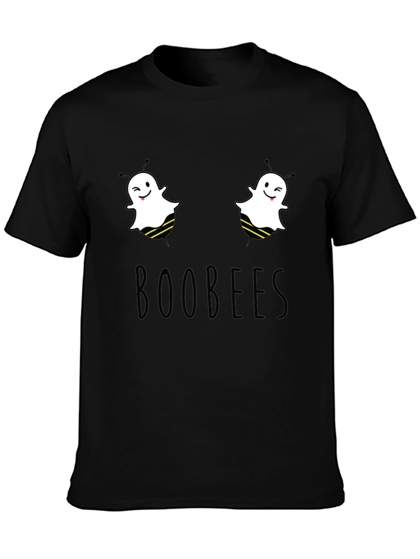 Boobees Graphic Tee - Funny Ghost Bee Pun T-Shirt