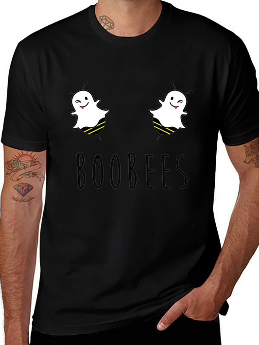 Boobees Graphic Tee - Funny Ghost Bee Pun T-Shirt