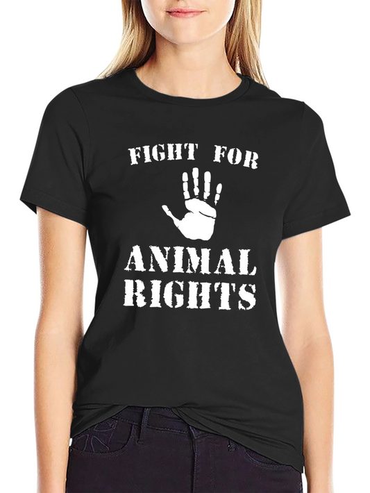 Fight For Animal Rights Graphic T-Shirt