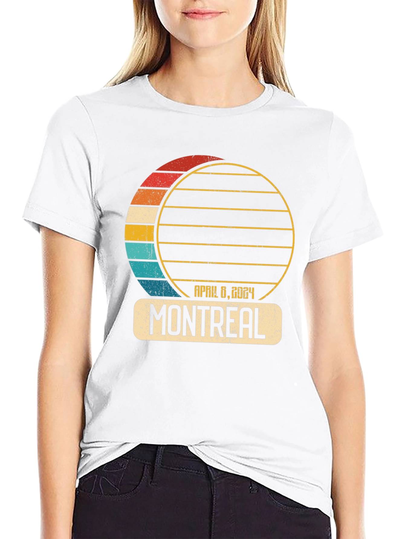 Montreal April 6 2024 Retro T-Shirt