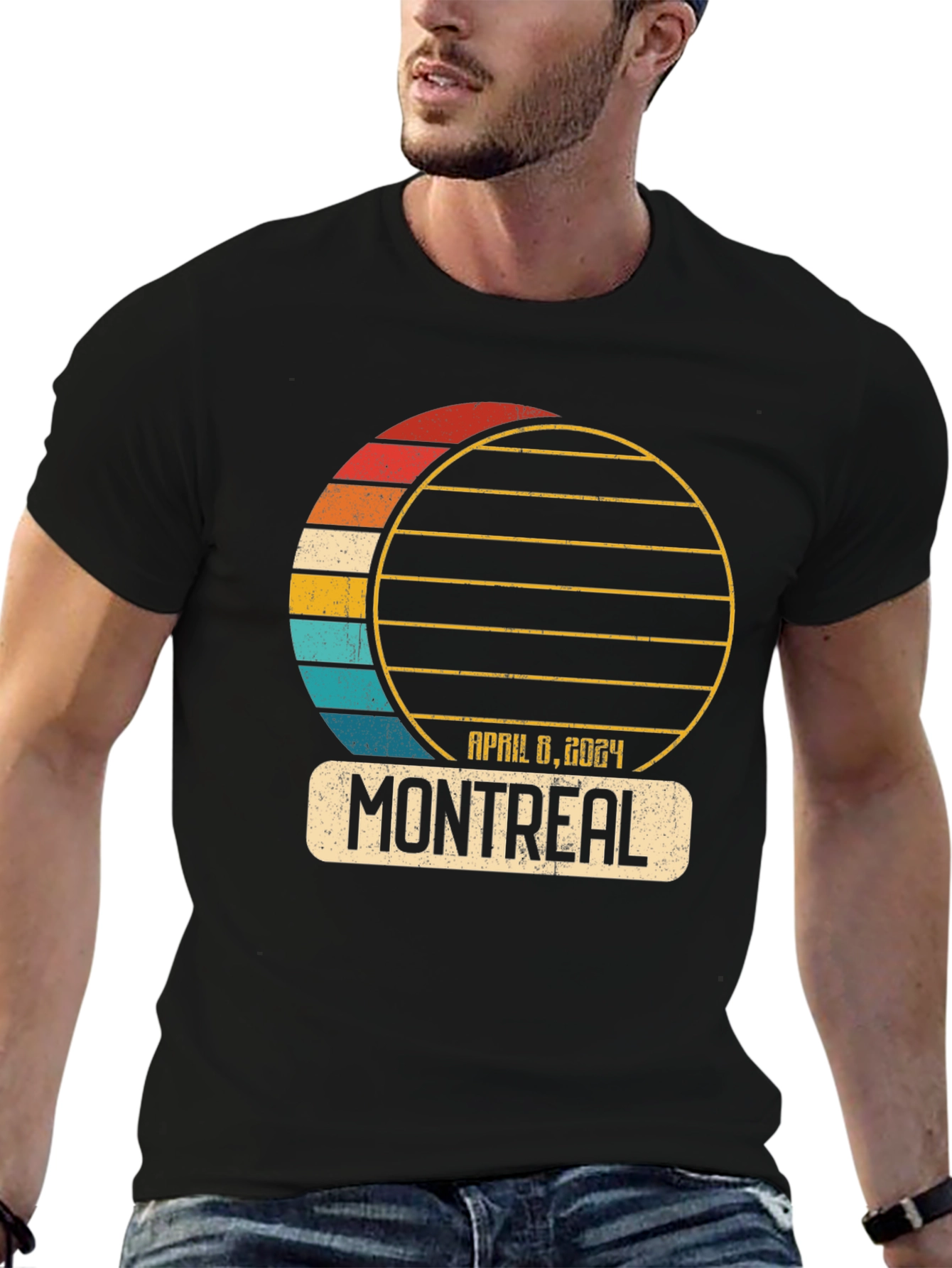 Montreal April 6 2024 Retro T-Shirt