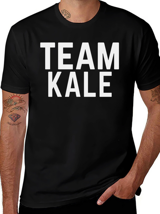 Team Kale Black Graphic Tee