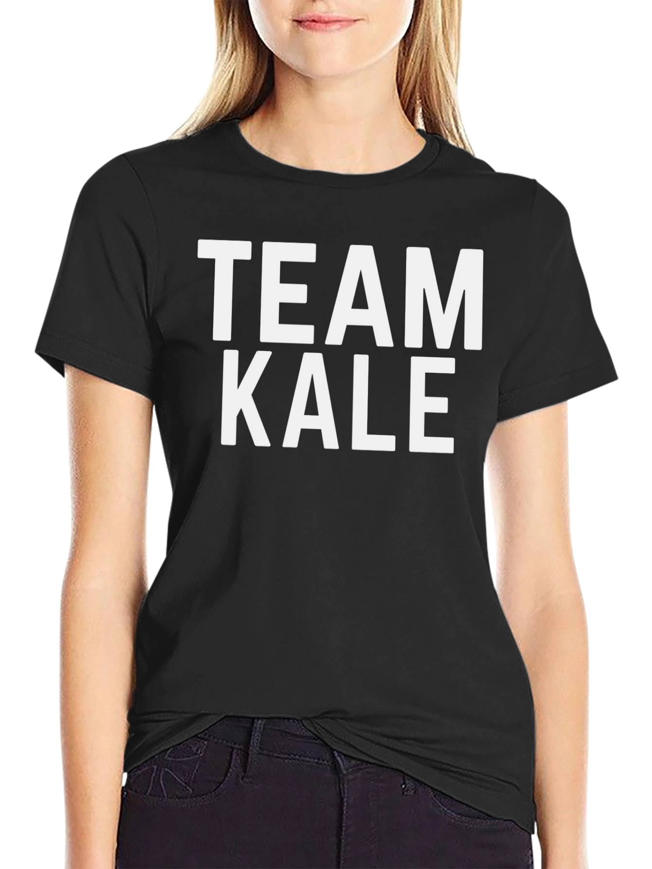 Team Kale Black Graphic Tee