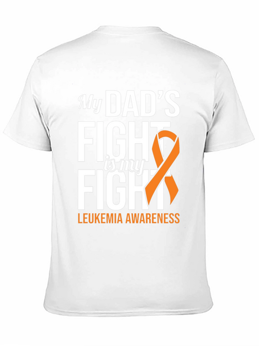 Leukemia Awareness T-Shirt - My Dads Fight