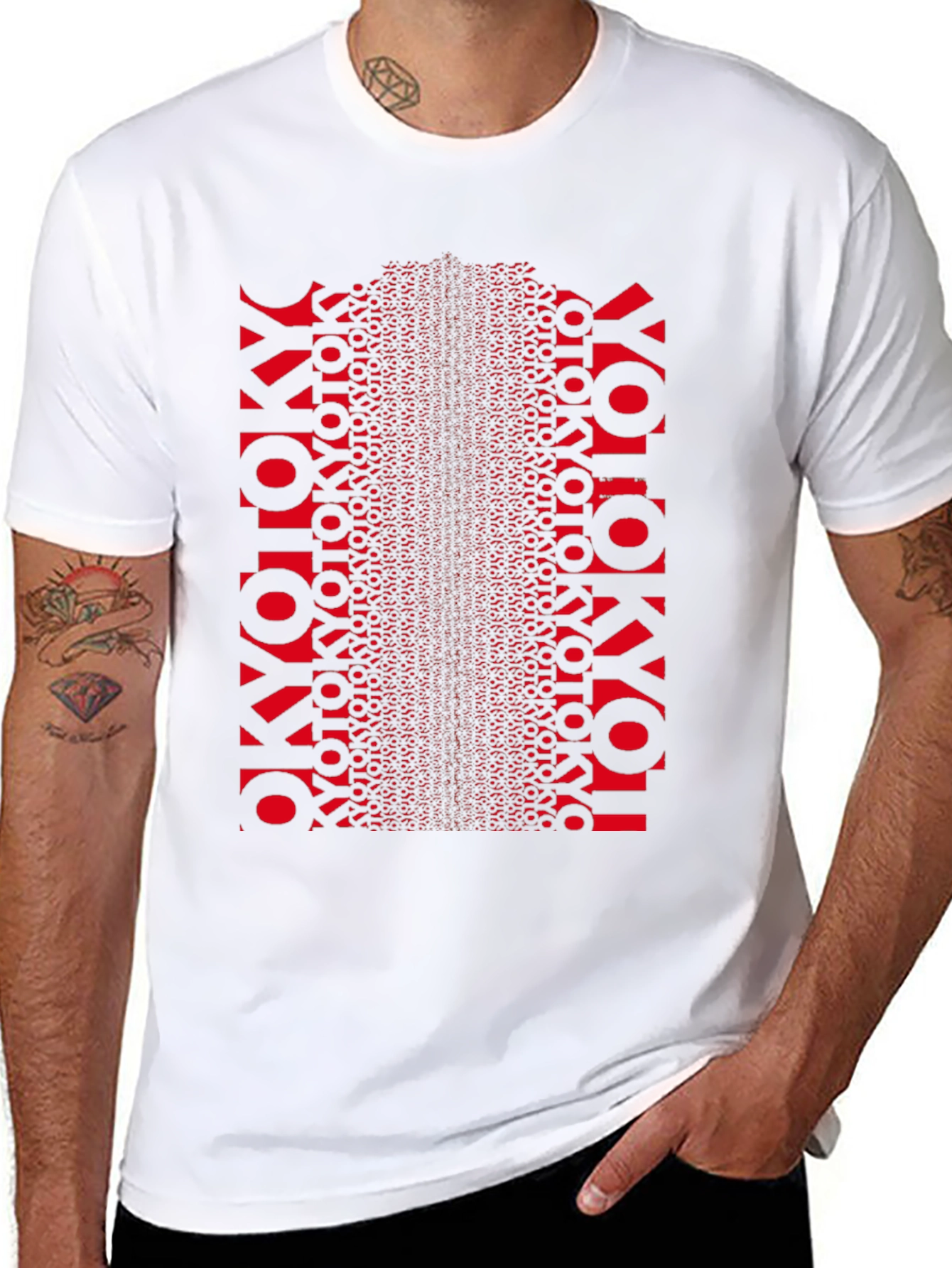 Bold Graphic Print Tee - Tokyo Inspired Design