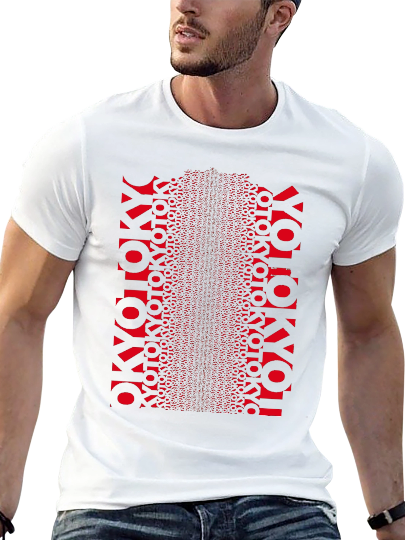 Bold Graphic Print Tee - Tokyo Inspired Design
