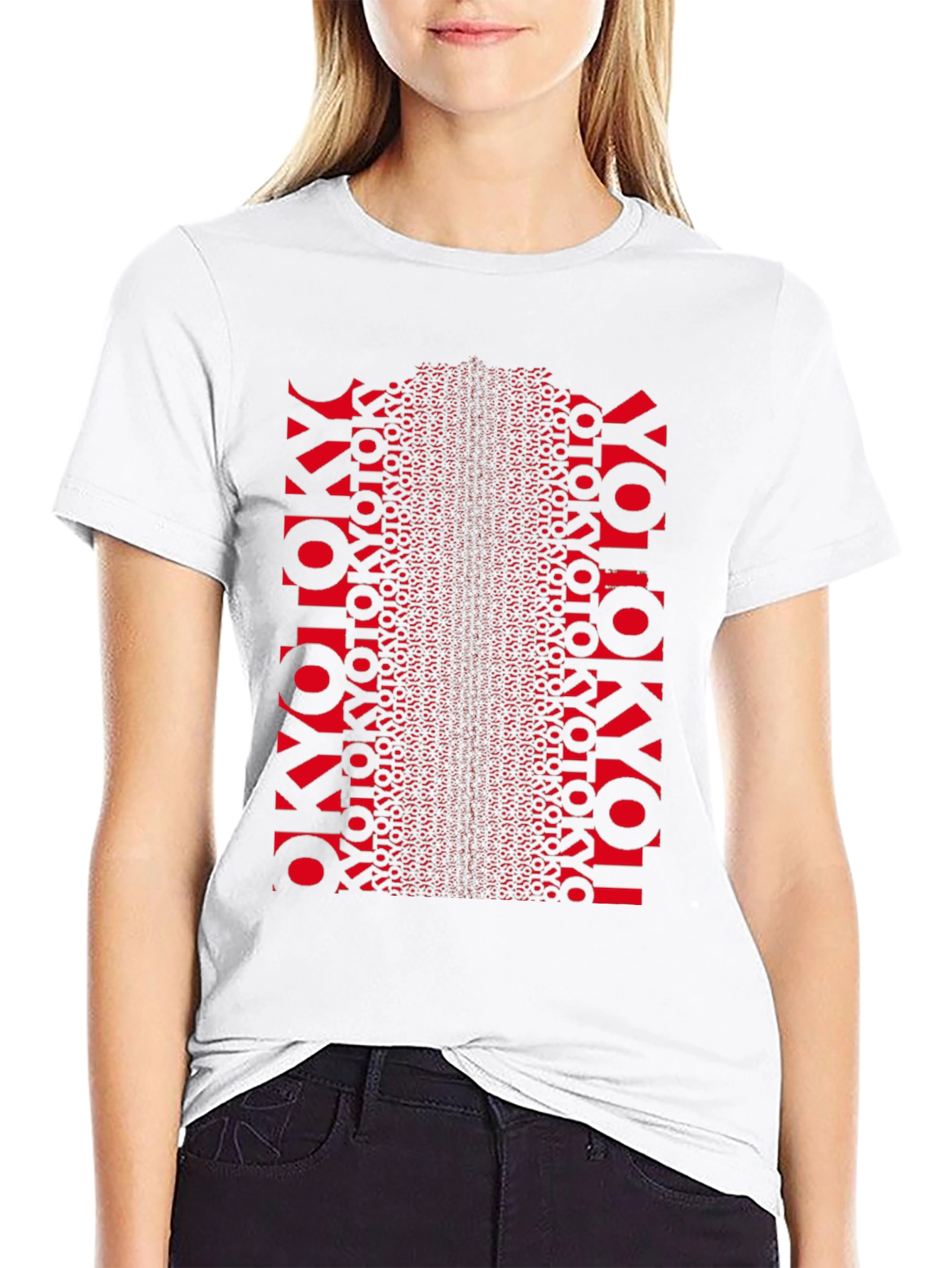 Bold Graphic Print Tee - Tokyo Inspired Design