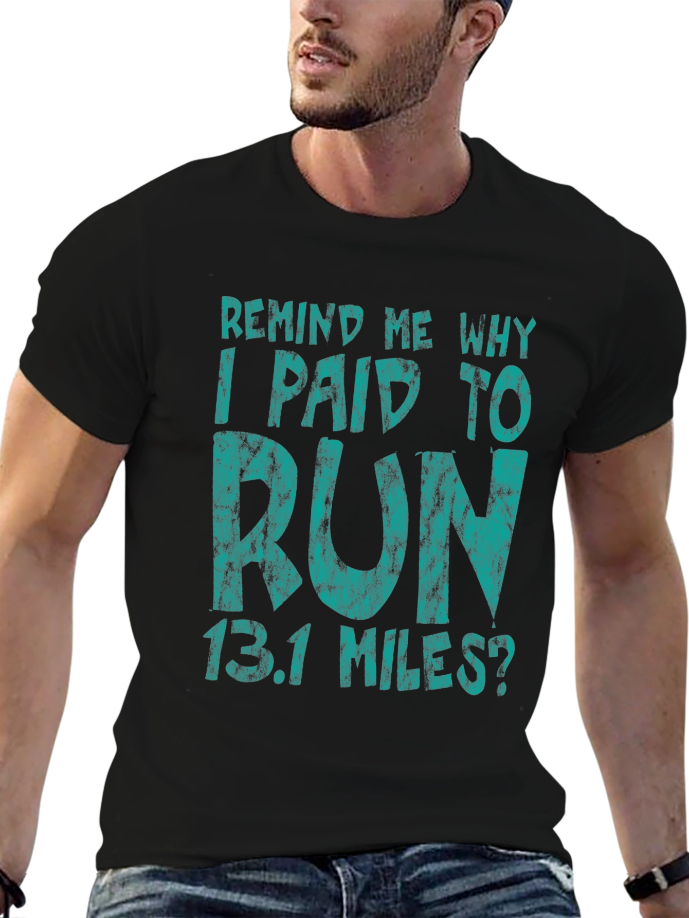 Funny Running T-Shirt - 13.1 Miles Half Marathon Tee