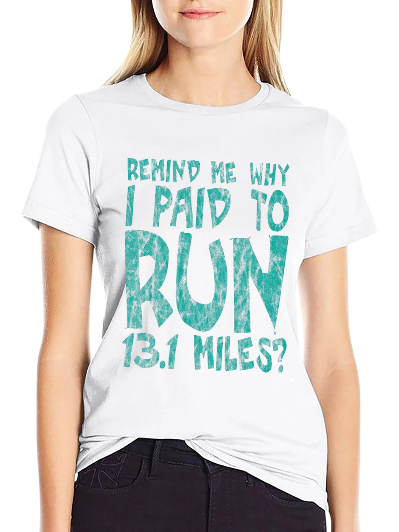 Funny Running T-Shirt - 13.1 Miles Half Marathon Tee