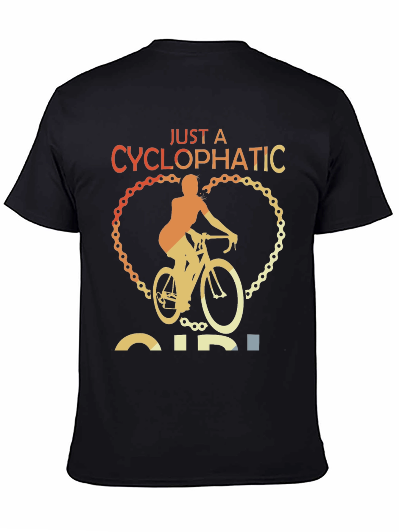 Cyclopathic Girl Biker T-Shirt
