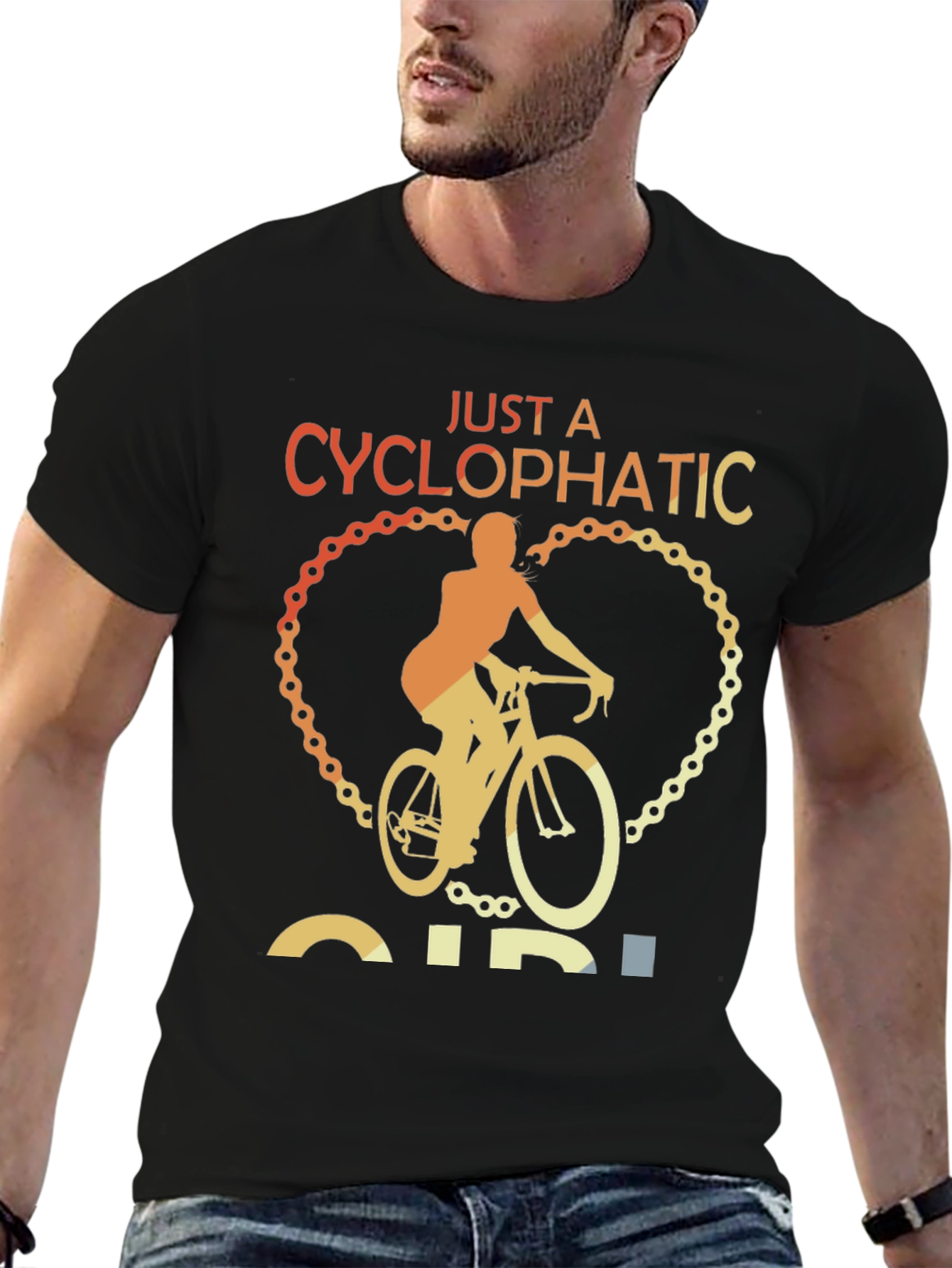 Cyclopathic Girl Biker T-Shirt
