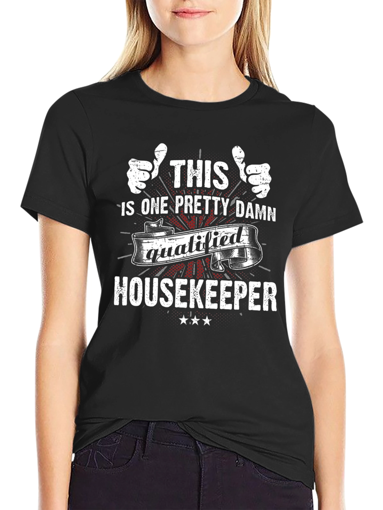 Qualified Housekeeper Graphic Tee