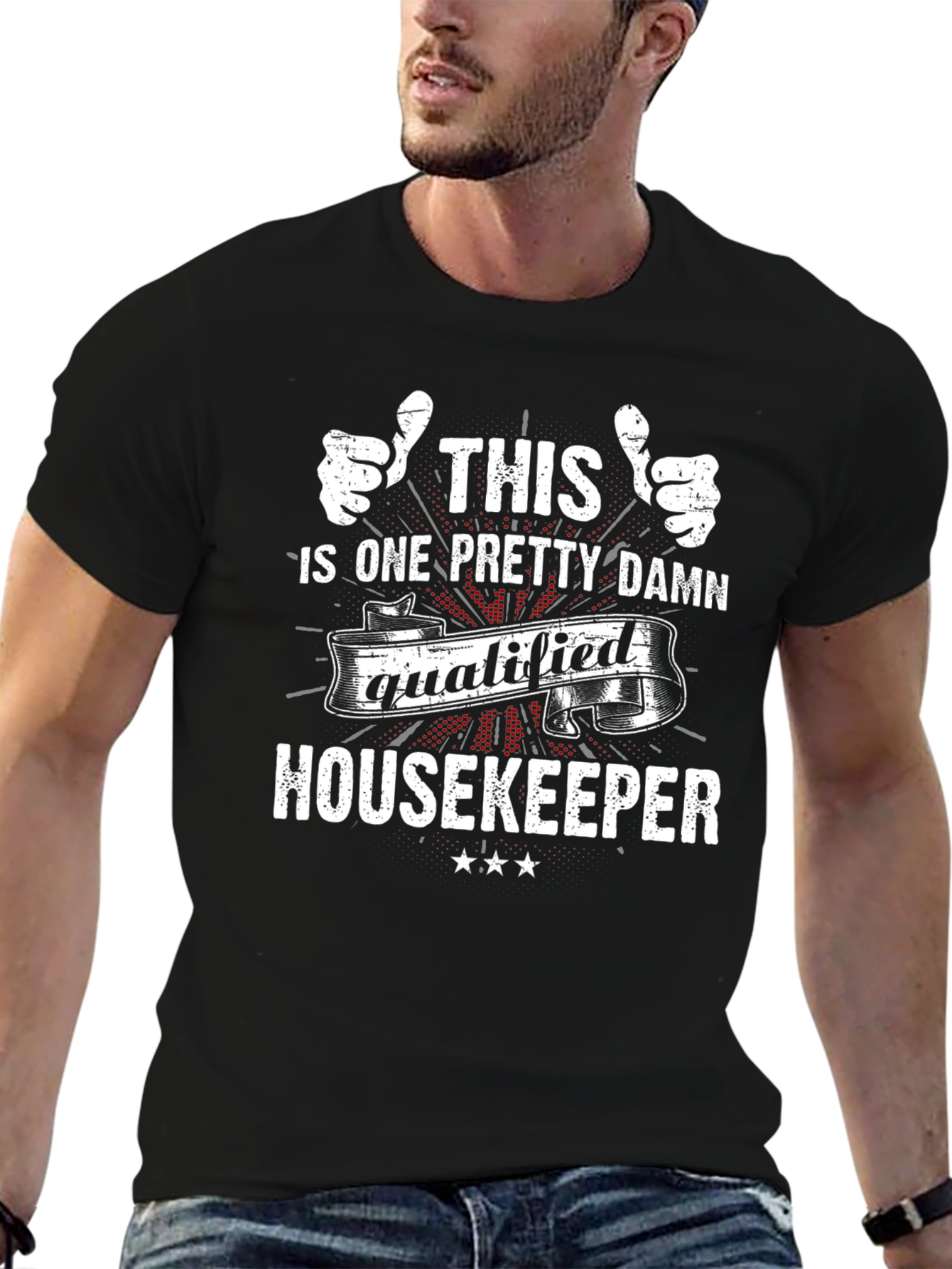Qualified Housekeeper Graphic Tee