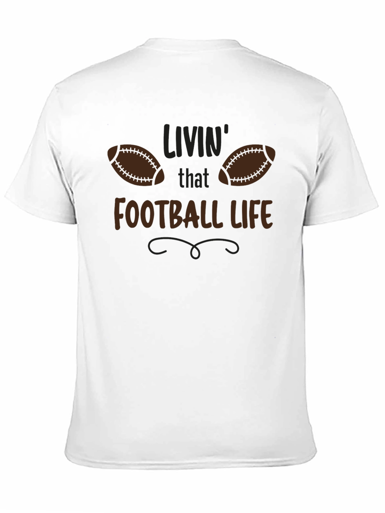 Football Life Graphic Tee