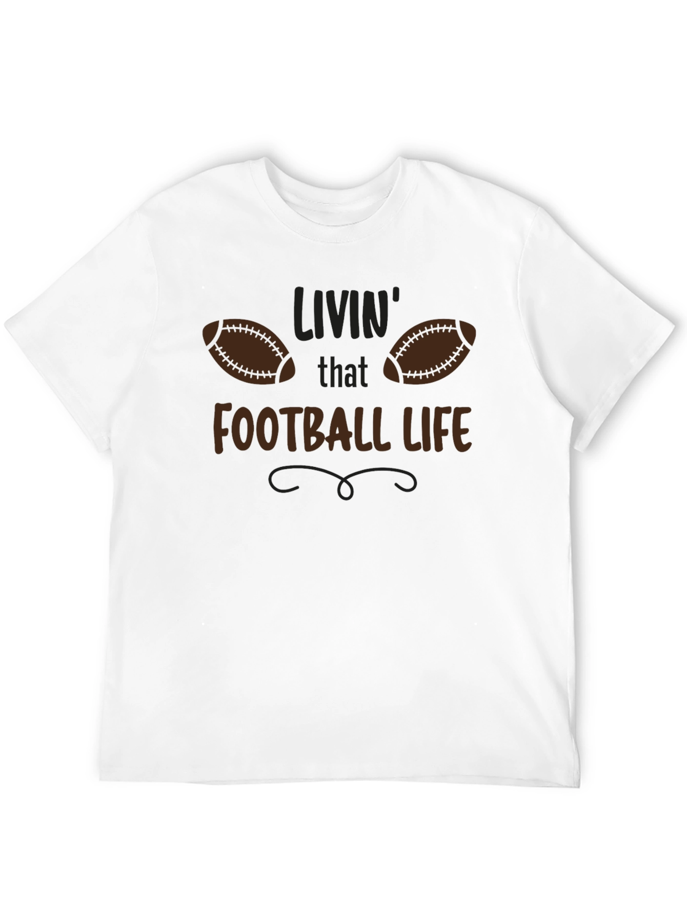 Football Life Graphic Tee