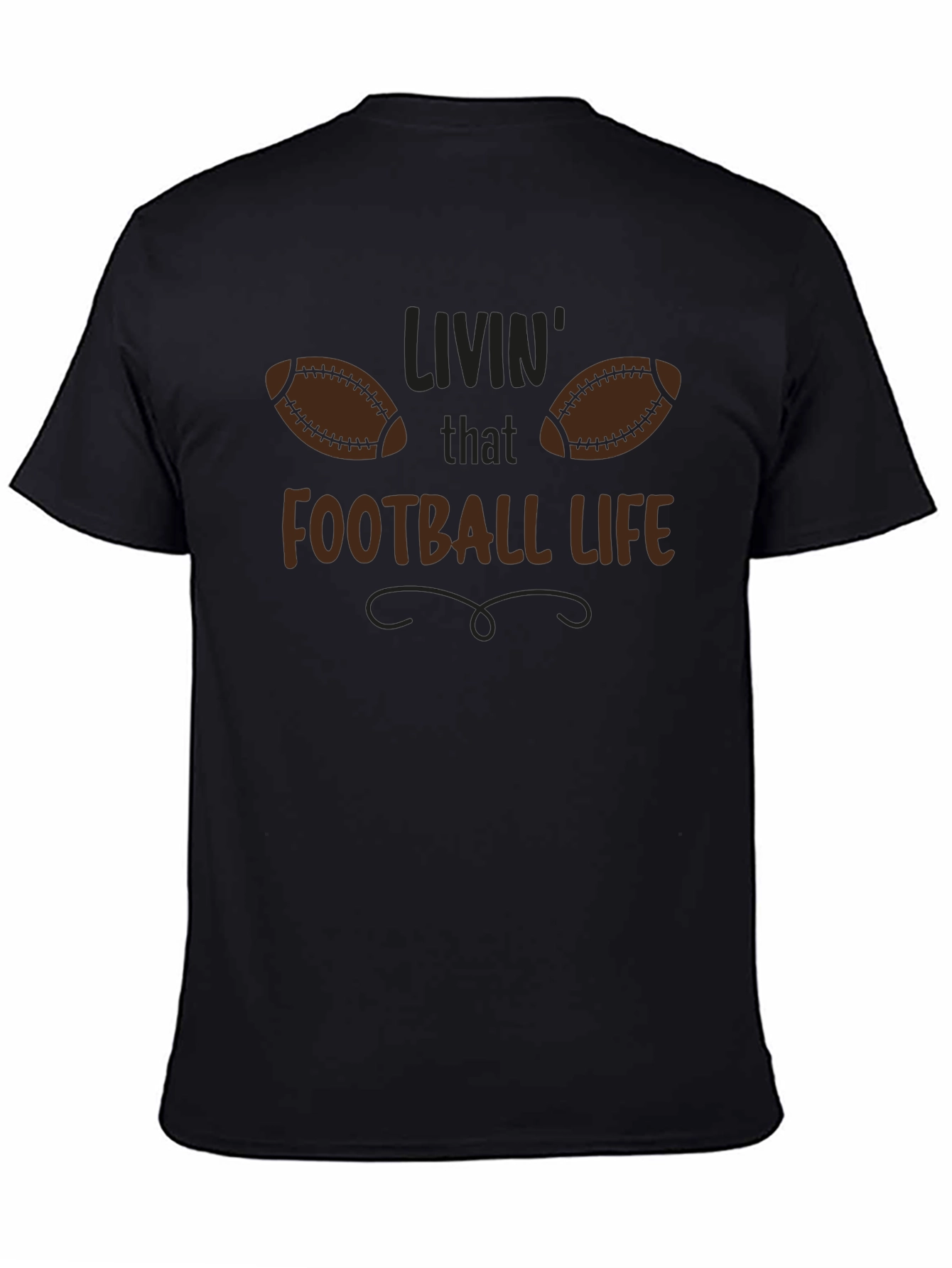 Football Life Graphic Tee
