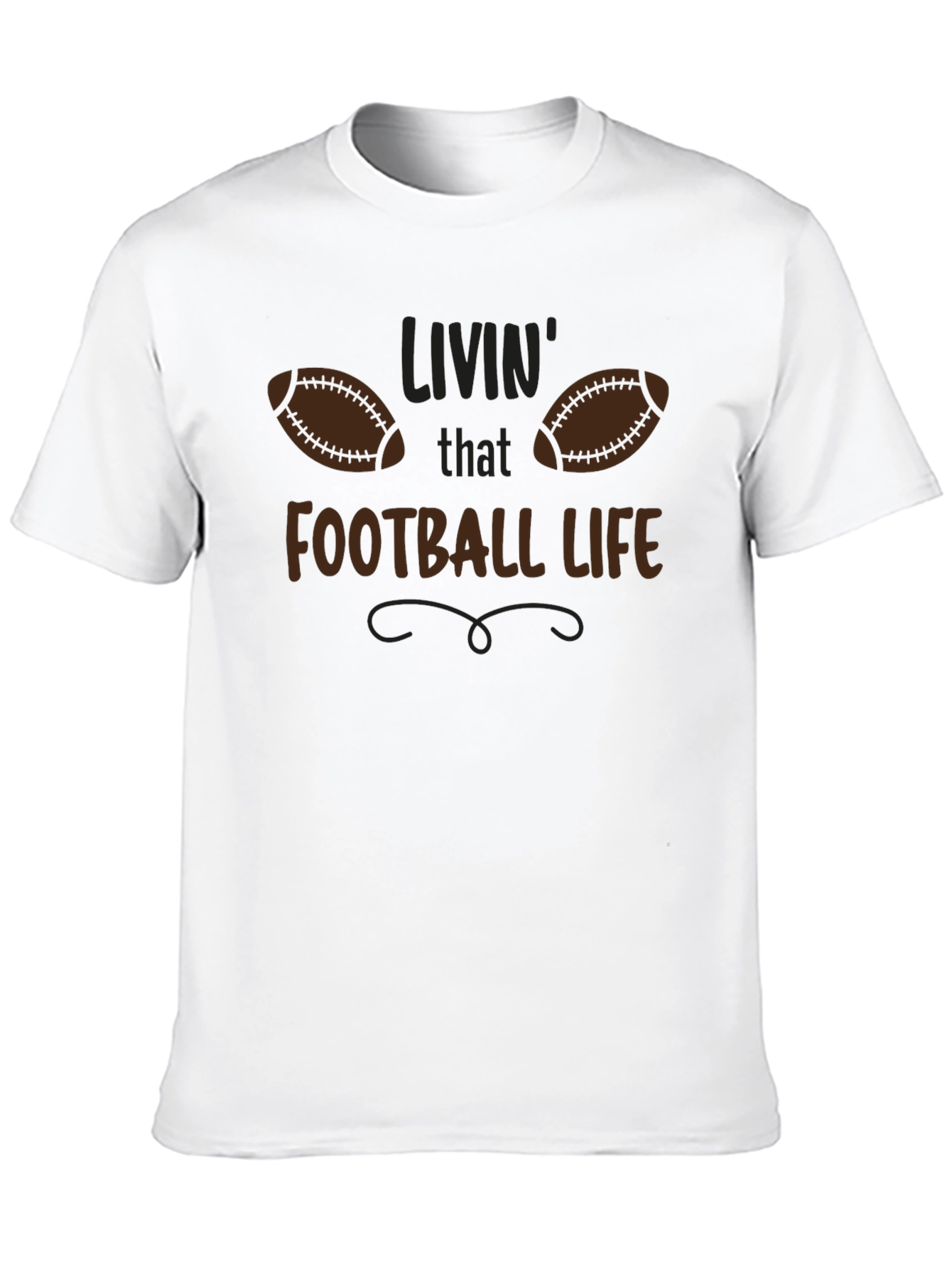 Football Life Graphic Tee