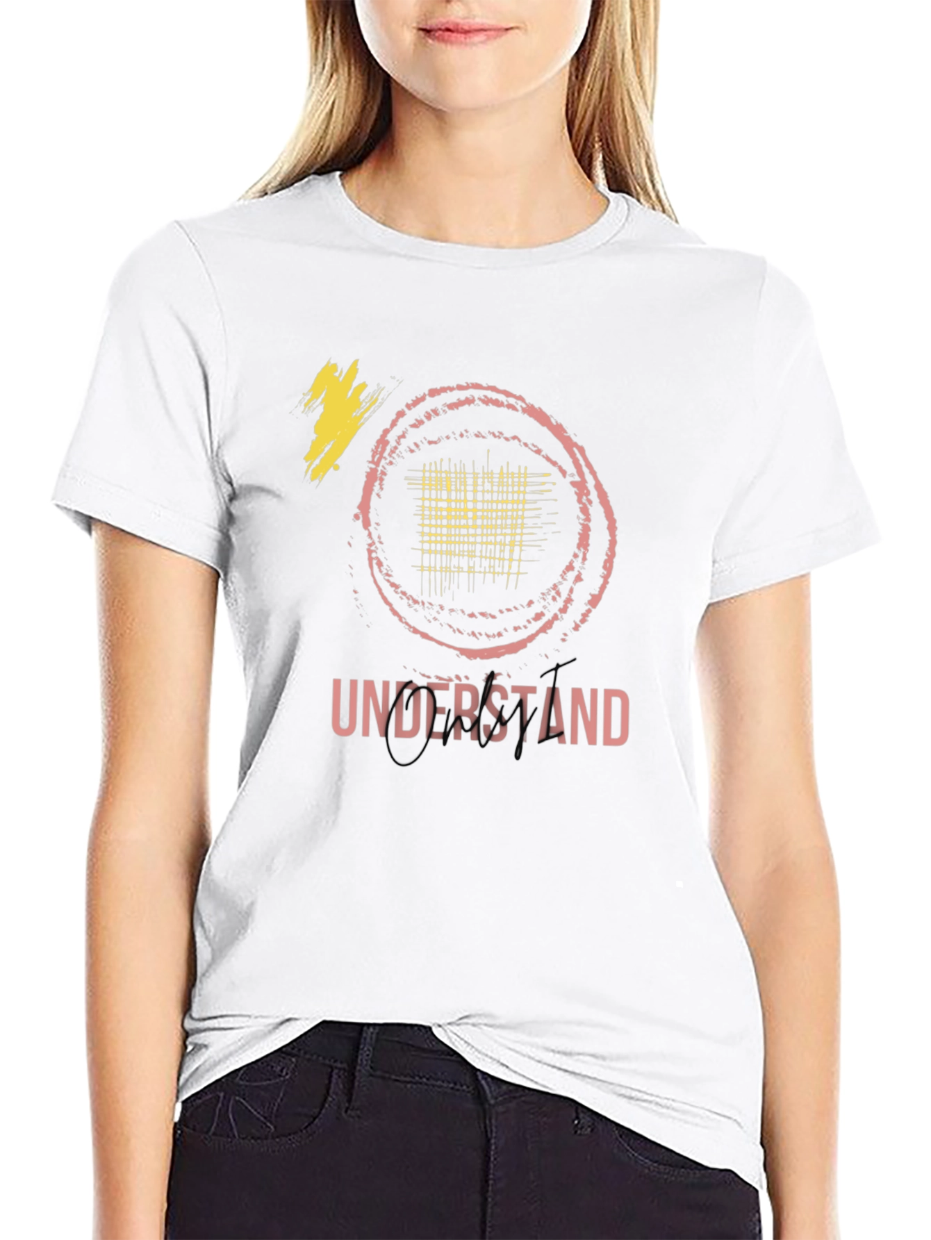 Understand Graphic Tee - Trendy Black Cotton Shirt
