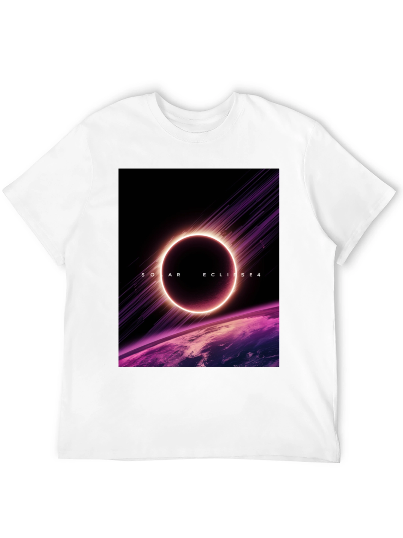 Solar Eclipse Graphic Tee - Black